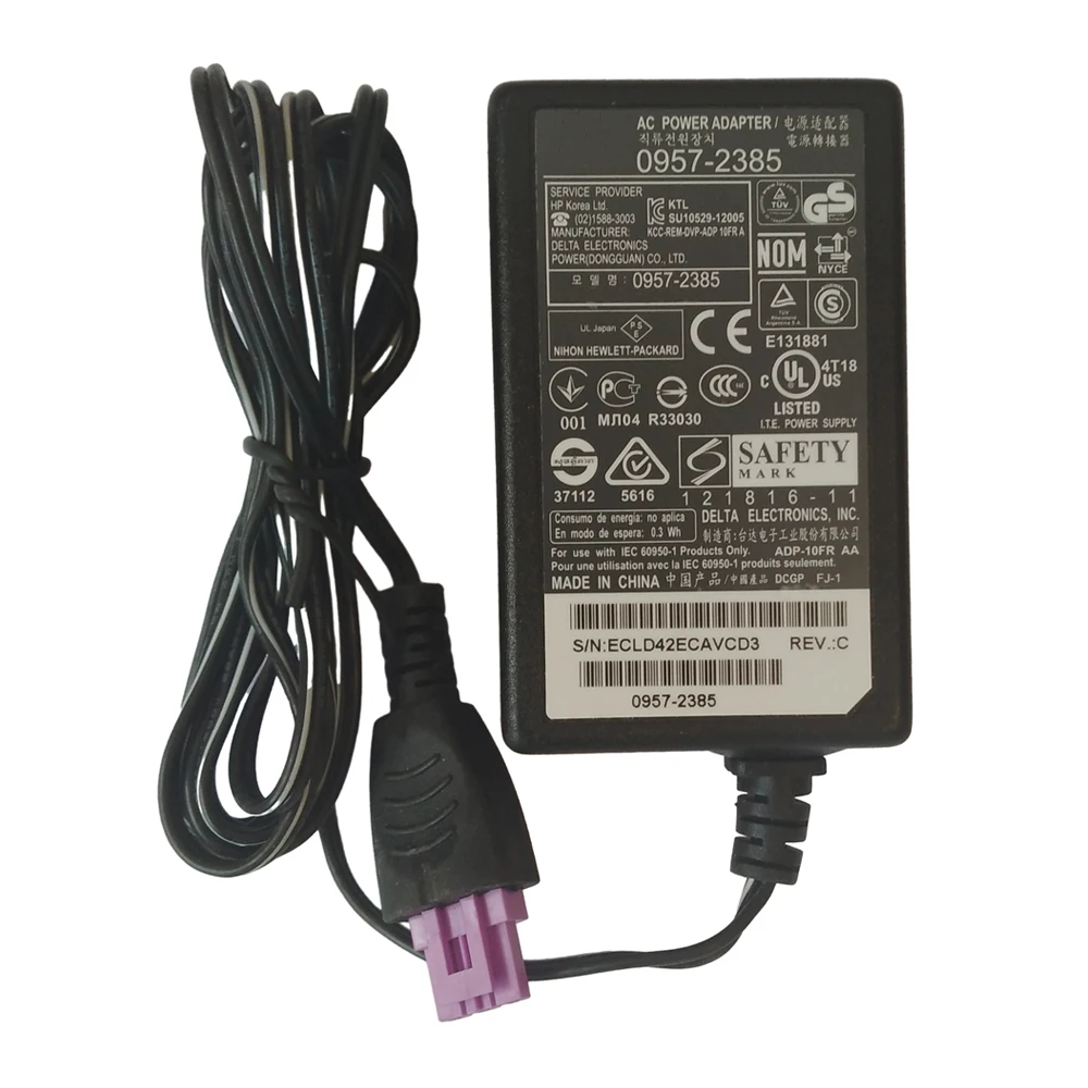 

0957-2385 AC Power Supply Adapter 22V 455mA Charger for HP 1010 1012 1510 1512 1513 1514 1518 2515 2540 2541 2542 2543 2544 2546