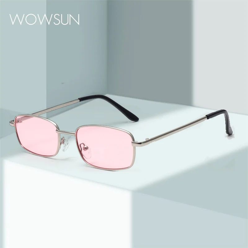 Trend Rectangle Polarized Sunglasses Brand Design Retro Trendy Small Narrow Frame Tinted Sunnies Square Shades Sun Glasses UV400