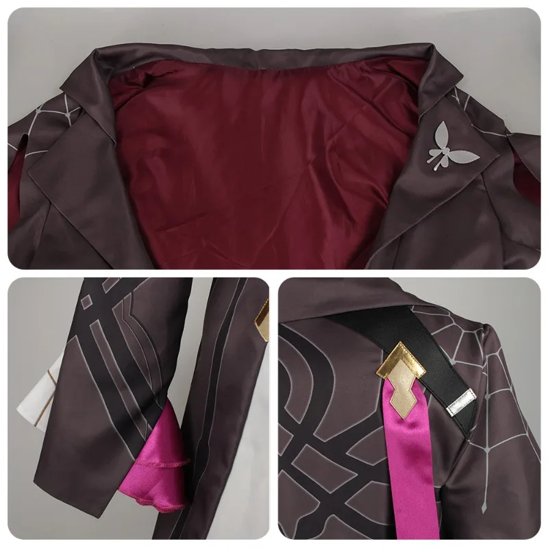 أزياء هونكاي ستار رايل التأثيرية أزياء كافكا التأثيرية للنساء أزياء الهالوين وحفلات عيد الميلاد شعر مستعار كافكا الزي الرسمي