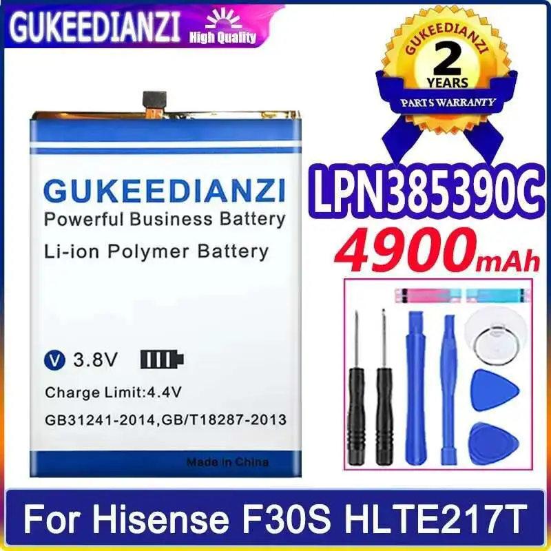 

4900 мАч высокой емкости LPN385390C для Hisense F30S HLTE217T аккумулятор мобильного телефона высокая эффективность