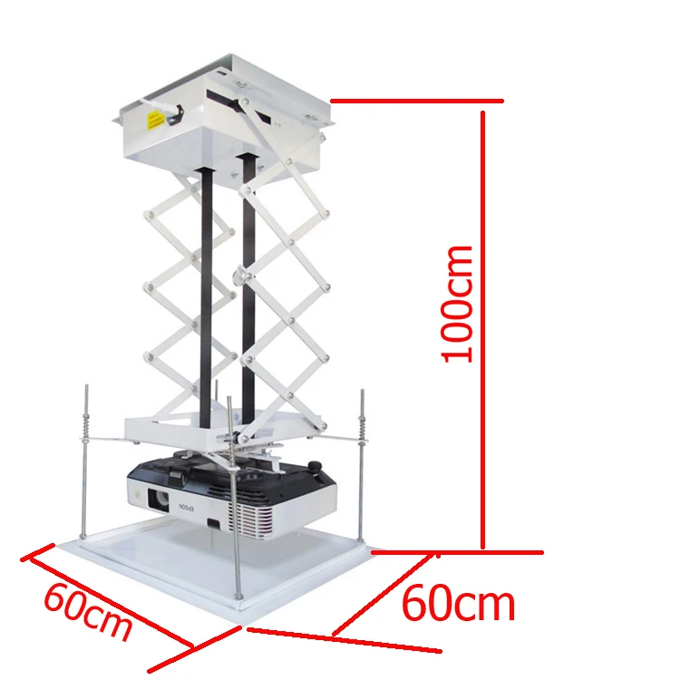 

Double Motor Project Heavy Load Big Plate 1meter Motorized Electric Elevator Ceiling Projector Mount Bracket Lift Ladder Truck B