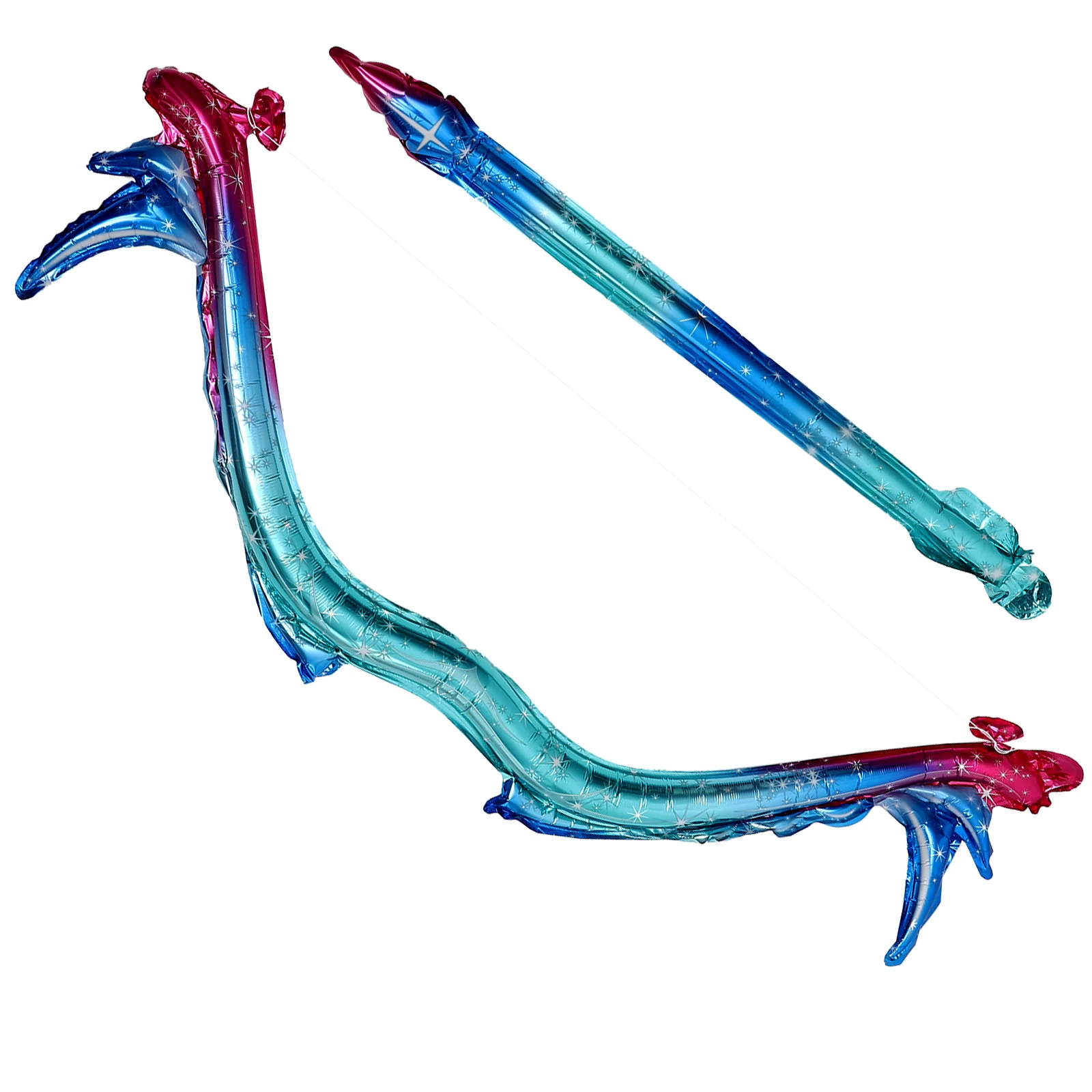 

1 Set Aluminum Foil Arrow Bow Balloon Decor Kids Party Photo Prop Huge Birthday Festival Balloons Cosplay Dress Up Accessories