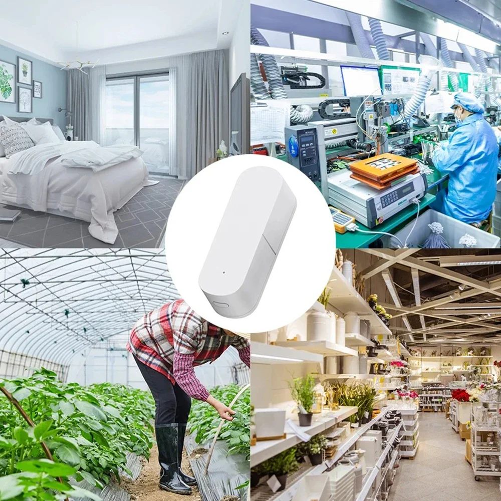 Zigbee Smart Vibration Sensor Window Door Security Tuya Smart Life APP Control Monitor Detection Real-Time Motion Shock Alarm