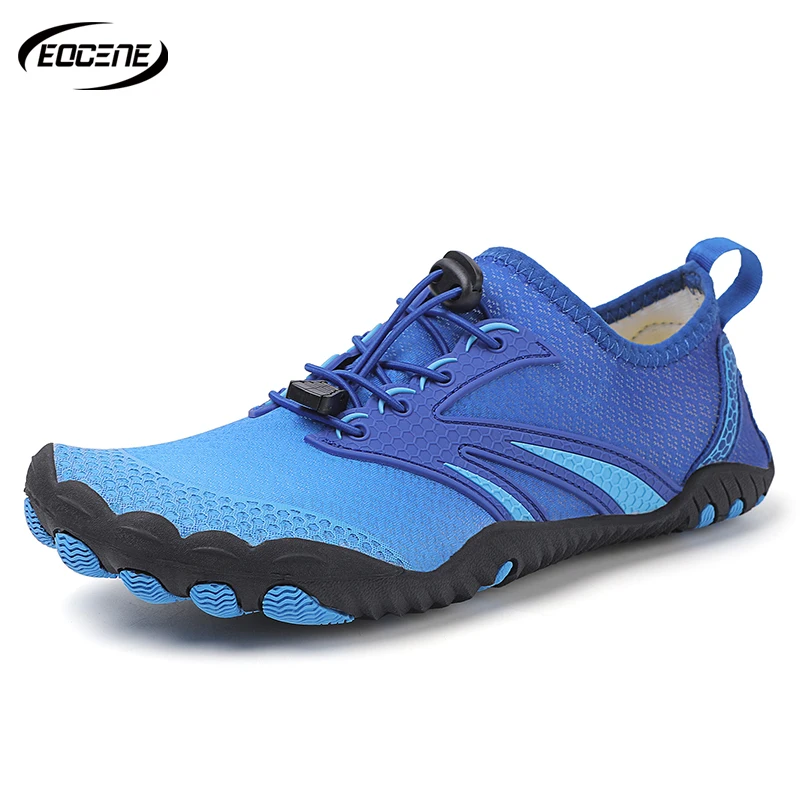 

EOCENE/женская и мужская уличная спортивная обувь босиком, быстросохнущие кроссовки для плавания, пляжного скалолазания, езды на велосипеде, болотные кроссовки-амфибии цвета морской волны