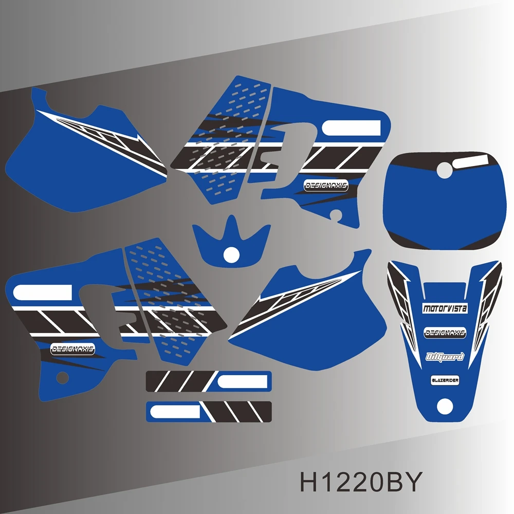 ヤマハ-yz-125-yz-250-1993-1994-1995-グラフィックデカールステッカーオートバイ背景カスタム番号-h1220by
