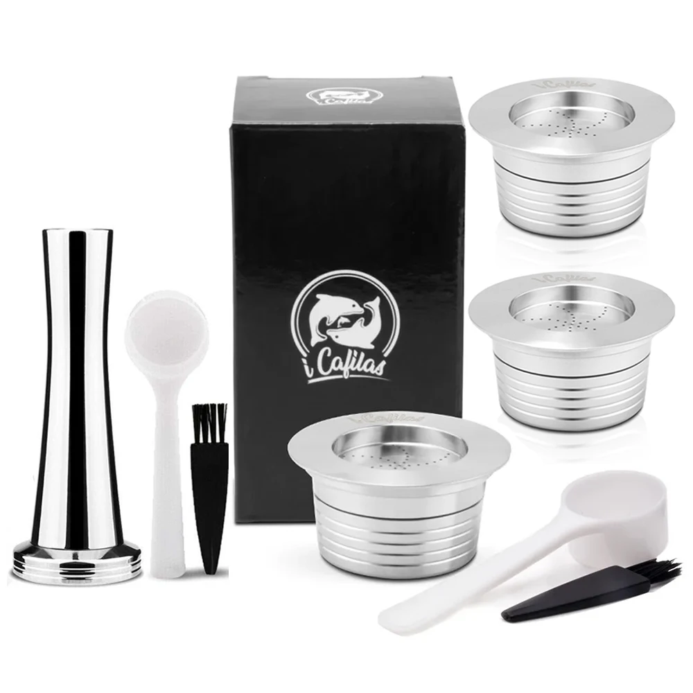 Dosettes Réutilisables Acier Inox Pour Lavazza Blue - Capsules Rechargeables Éco Et Durables