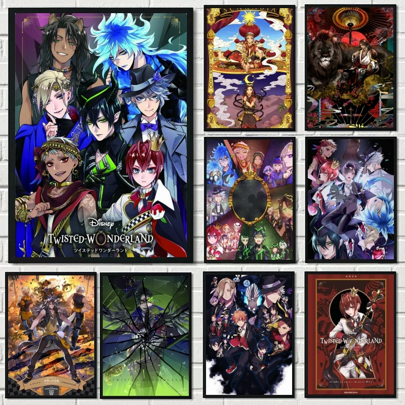 

Disney Game Twisted-Wonderland Diamond Embroidery Cross Stitch 5D DIY Diamond Painting Cartoon Art Rhinestone Home Decor for Kid