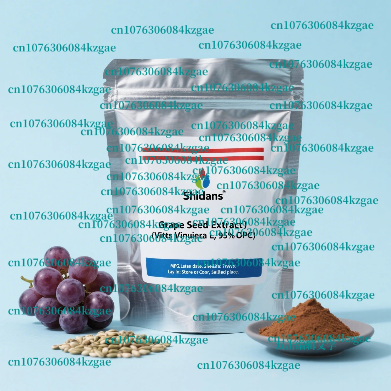 

Индивидуальная быстрая доставка, 95% OPC, экстракт винограда, упаковка, сумка из алюминиевой фольги