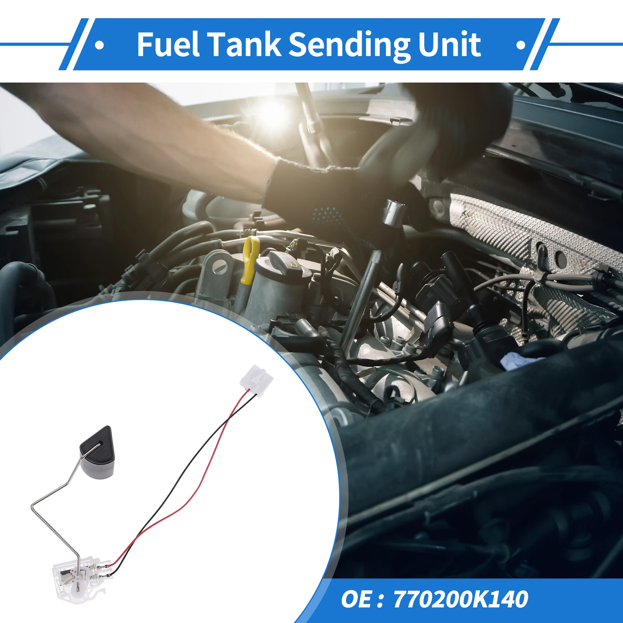 UXCELL Fuel Tank Sending Unit Compatible for Hyundai Elantra 2018-2022 No.770200K140
