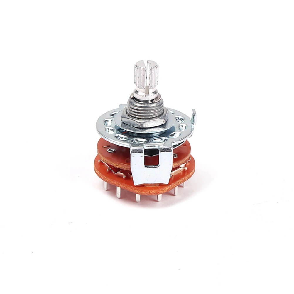 

Potentiometer Switch Pole Position Band Channel Rotary Spiral Guitar Amp Chrome