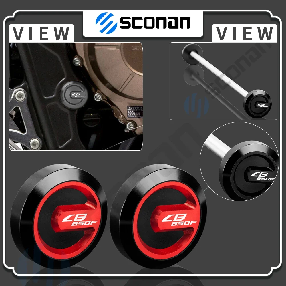 

For CB650F CB650 F CB 650F 2019 2020 2021 2022 2023 Motorcycle accessories CNC Aluminum Frame Hole Cap Cover Plug Bolt Protector