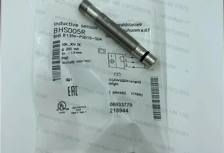 

BHS B135V-PSD15-S04 Balluff Pressure Proximity Switch Sensor New High-Quality