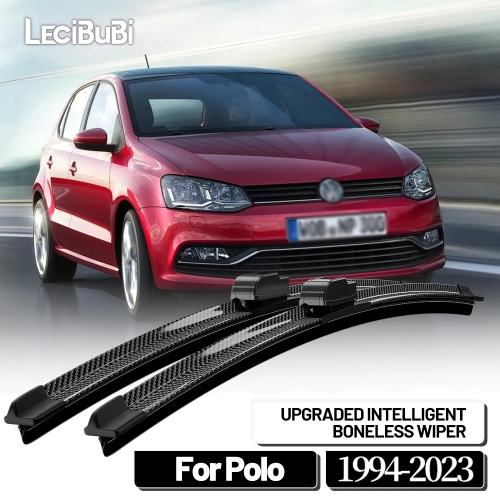 Für VW Polo 6N 9N 6R 6C 1994-2023 2011 2012 2017 2018 2019 2 stücke Frontscheibe Wischer klingen Scheibenwischer Carbon Faser