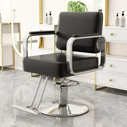 360 Degrees Rolling Swive Hair Salon Barber Chair Chairs High-end Lifting All Purpose Gold Salon Chair for Hair Stylist