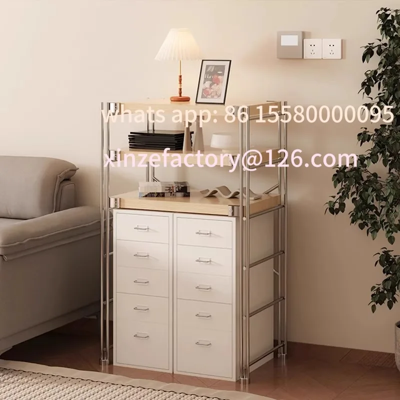 

Customizable Japanese Simple Shelf Helmer Cabinet