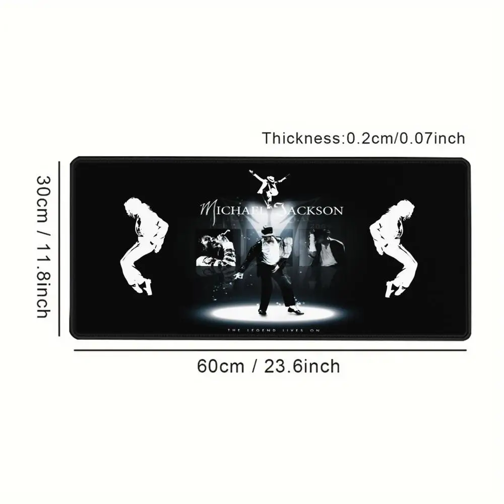 Michael Jackson Mouse Pad Mousepad Large Gaming Mouse Pad LockEdge Thickened Computer Keyboard Table