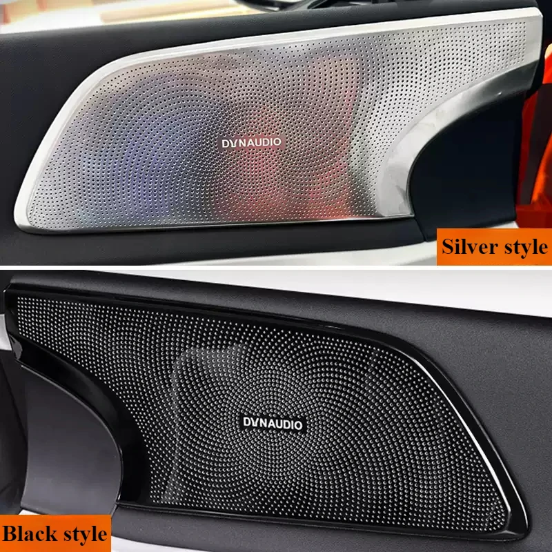 For Xpeng G6 2023 2024 Car Door Speaker Cover Stainless Steel Anti-scratch Door Audio Decoration Cover Sticker G6 Accessories