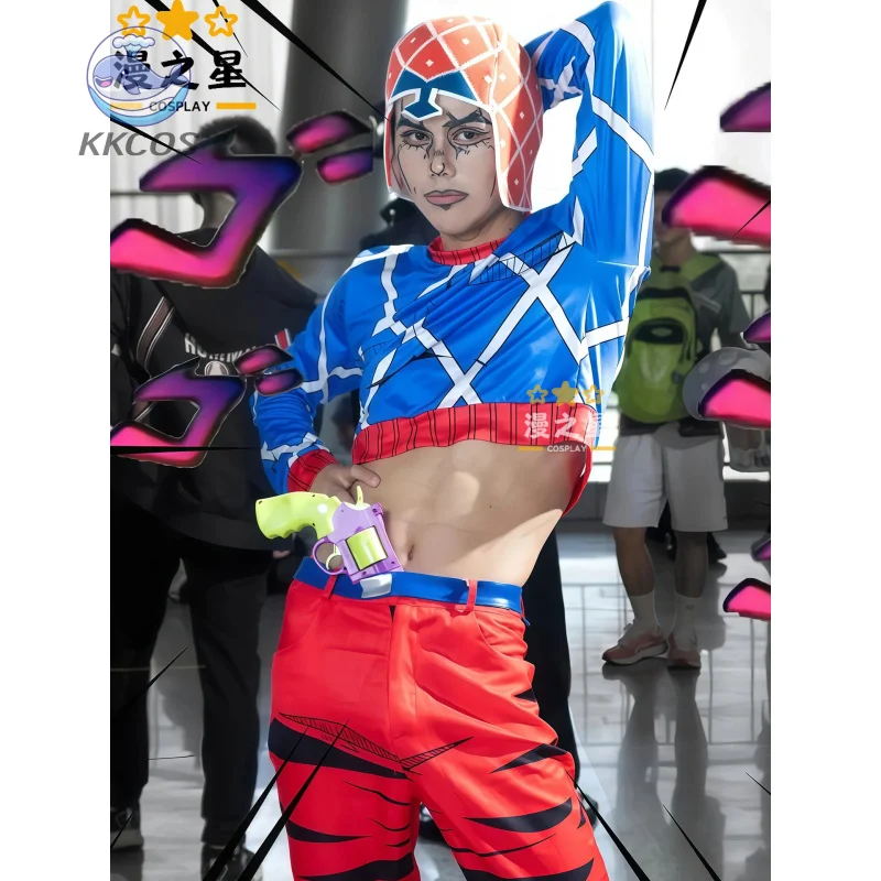 JoJo's Bizarre Adventure Guido Mista Sex Pistols Cosplay disfraz Halloween carnaval Navidad juego de rol KKcos