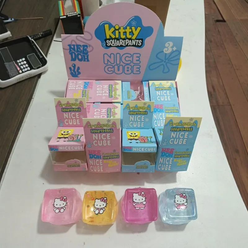 NiceCube NeeDoh Maltose Eiswürfel Squishy Schylling Stressabbau-Quetschspielzeug Weiches Fidget Sensorisches Entspannungsspielzeug als Geschenk – Detail 2