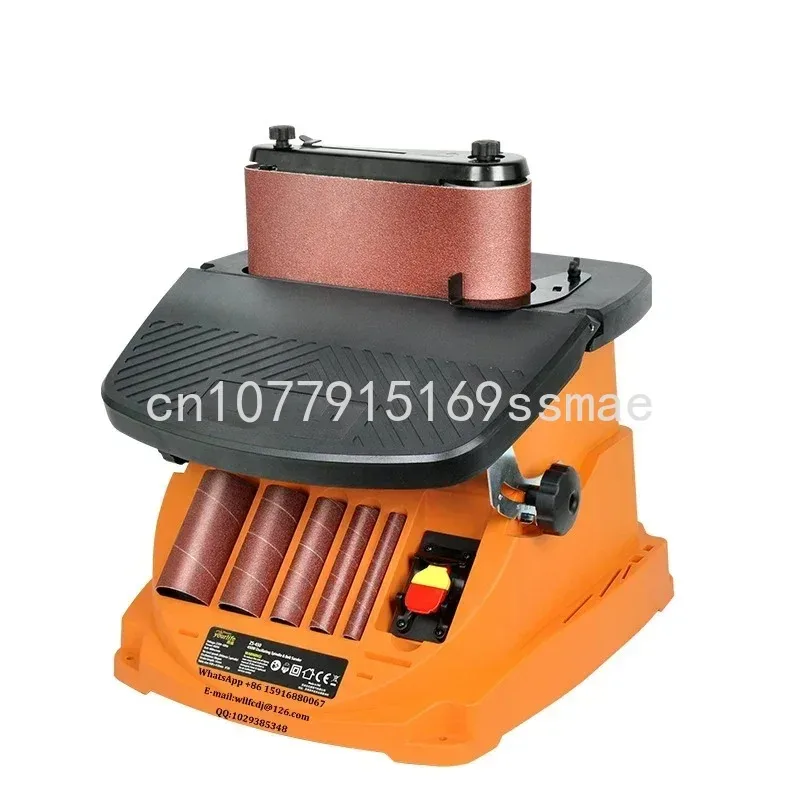 

Drum Belt Wood Sander Oscillating Spindle Sander Woodworking Grinding Tools Polisher 2000RPM