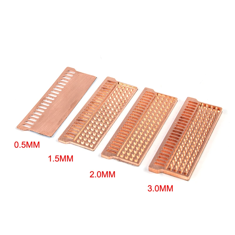 Dissipateur thermique en cuivre pour ordinateur portable, pour mémoire RAM, 0.5mm/1.5mm/2mm/3mm