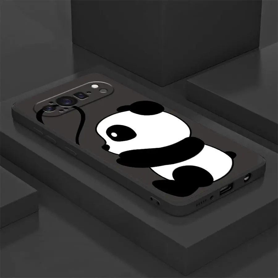 Paar Liefde Panda Soft Cover Case voor Google Pixel 6 7 8 Pro 7a 6a 9a 10 9 Pro XL 8a