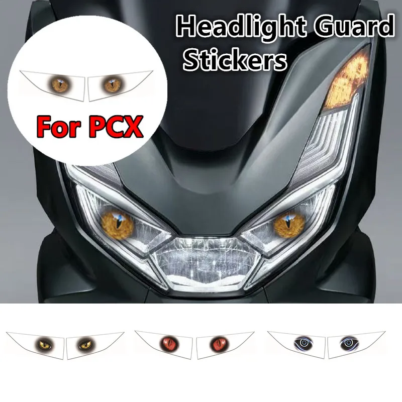 

Наклейка-защита для фар мотоцикла Honda PCX150 2021-2024, аксессуар для защиты переднего обтекателя фары.