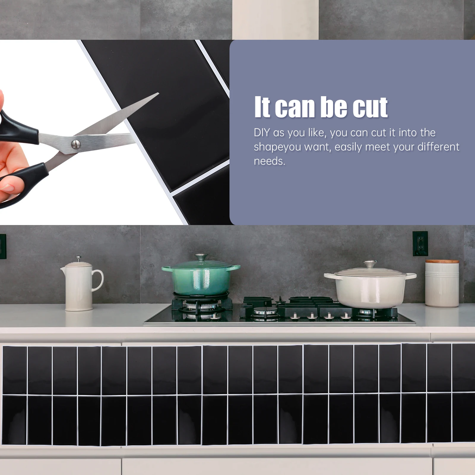 

1Set DIY Wall Sticker Decor Self-Adhesive Strong Adhesion No Blistering Home Room Wallpaper DIY Wall Sticker Decal