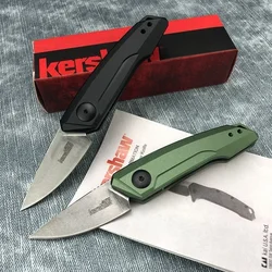 7250 Folding Knife Drop Point Blade, Aluminum Handle Tactical Knife, Outdoor Hunting, Outdoor Camping, Outdoor Hiking EDC Knife