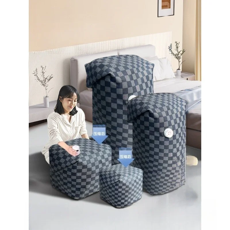 Vacuum compression bag, storage bag, three-dimensional Oxford cloth for free air extraction