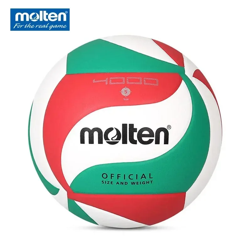 

Molten Volleyball VM4000 Indoor Training Game Original Official PU Leather Wear-Resistant Standard Specification Volleyball Ball