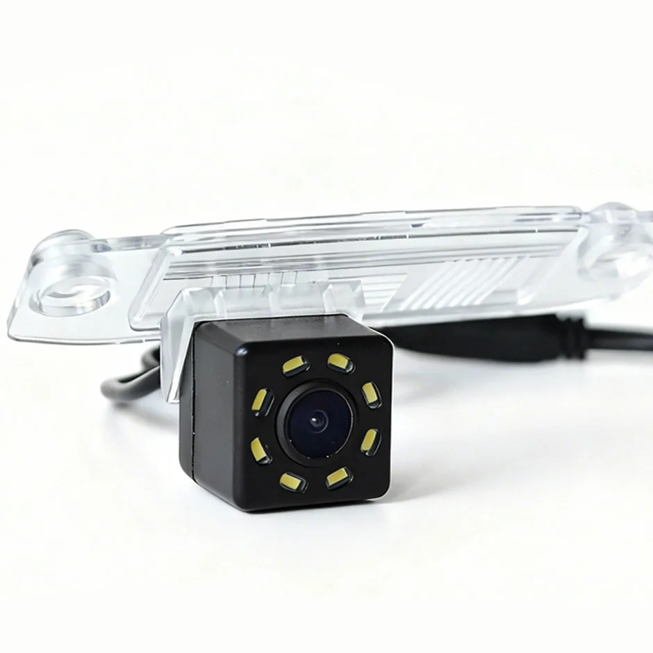 Rückfahrkamera mit Kennzeichenbeleuchtung für Einparkhilfe, Passend für Kia K3 Ceed Sonata 8 Sportage R und Hyundai Tucson Elantra