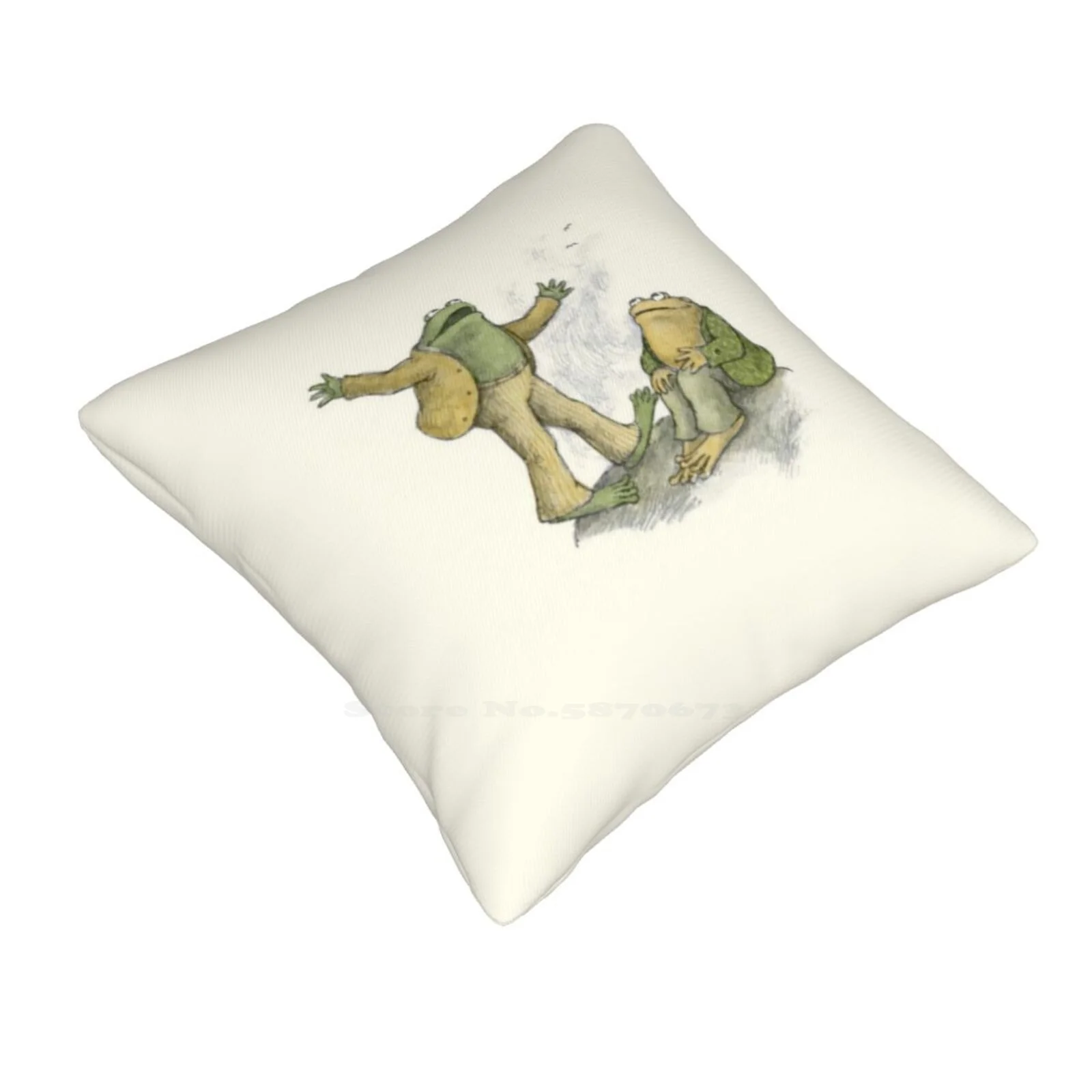 Frog And Toad Pillow Cover Hug Pillowcase