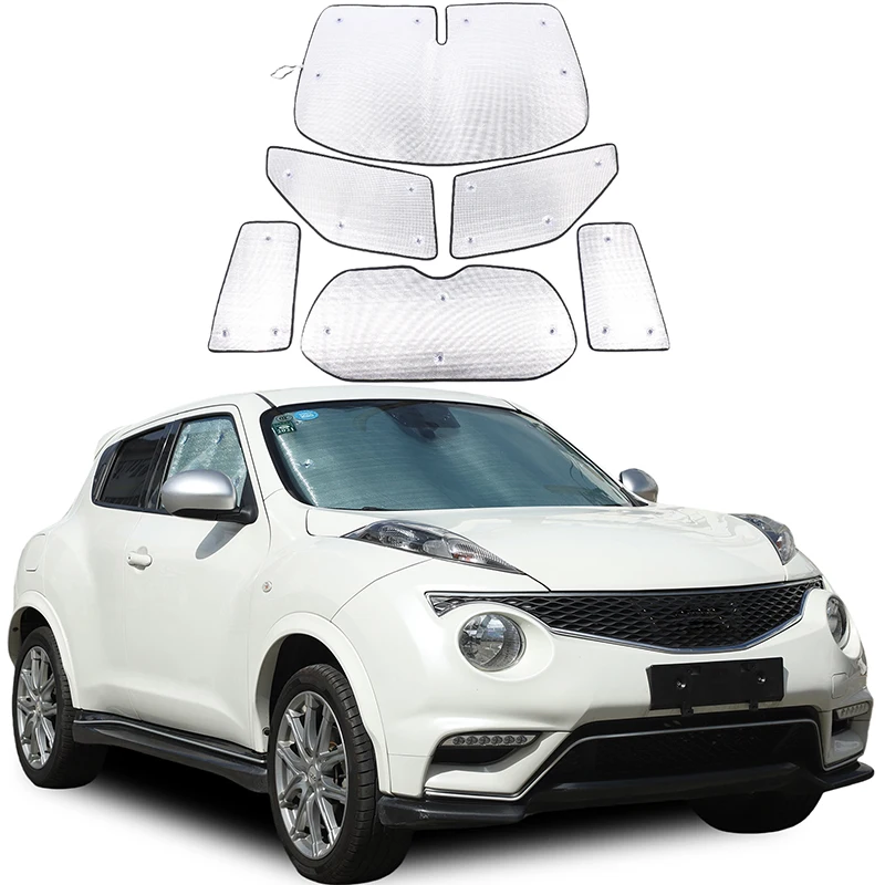 

For Nissan juke For Infiniti ESQ 2011-2019 Aluminum foil silver car full window glass UV sunshade Car decoration accessories