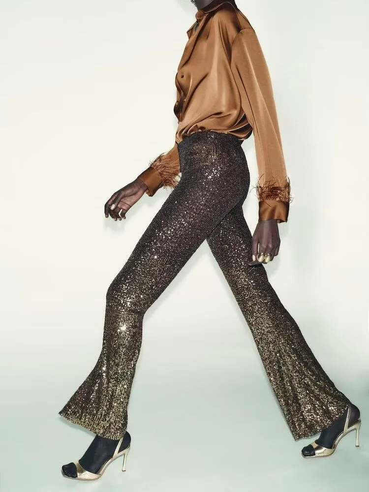 Ele Sweet Faionable Casual Feather Trim Silk Satin Feel irt Women's Winter New Arrival Multi-Purpose Sle 2025:Ele Sweet Faionable Casual Feather Trim Silk Satin Feel irt Women's Winter New Arrival Multi-Purpose Sle 2025