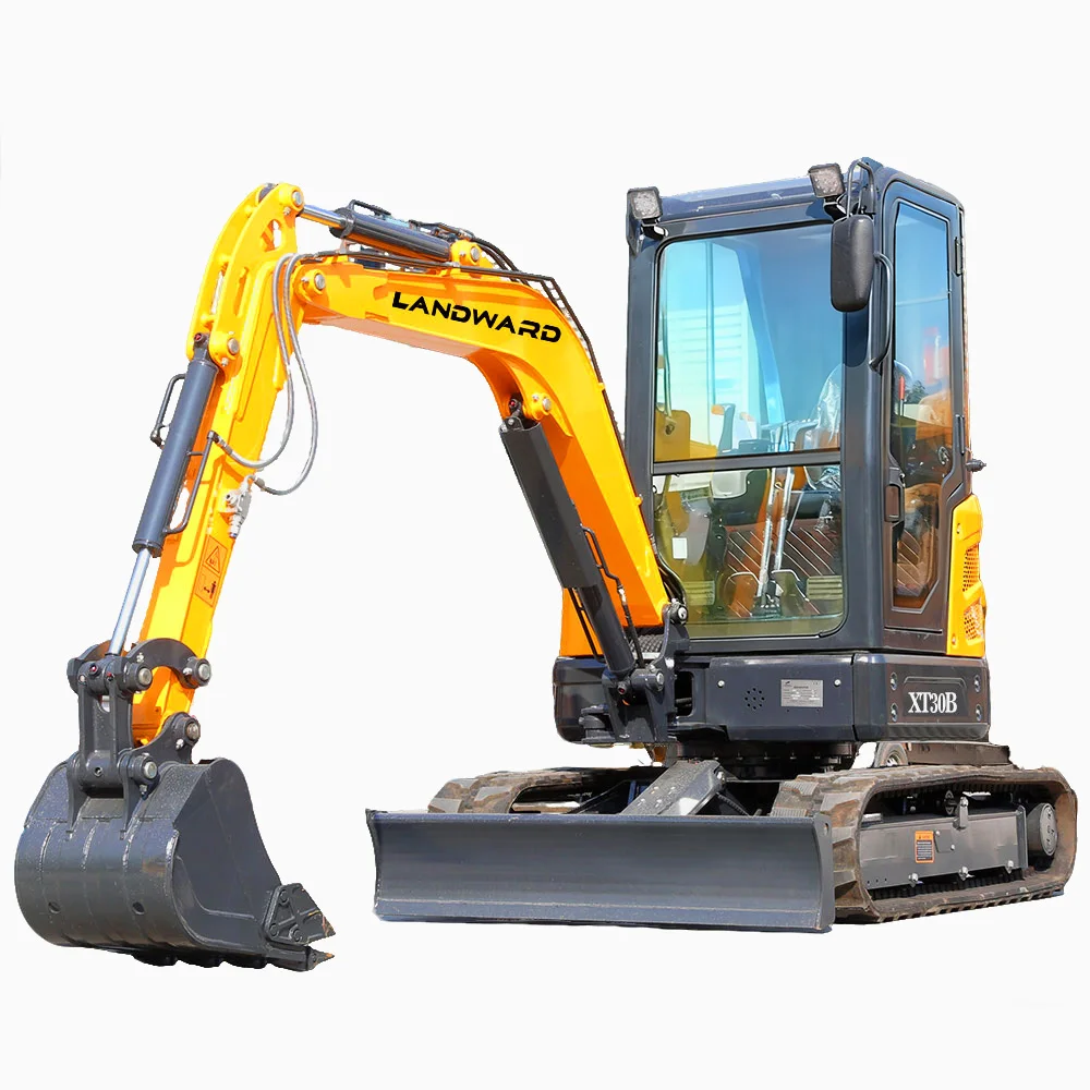 Mini Excavator 1.8 Ton 2.5 Ton Customized Free Shipping Multi-function Mini Bagger Digger Small Crawler Farm Excavators Garden image 3