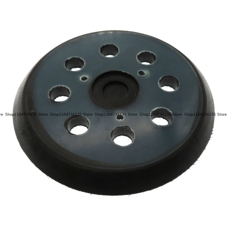 5Pcs 5-inch 8-hole 3-eye Electric Polishing Disc PU Flocking Sandpaper Self-adhesive Sanding Machine Bottom Grinding Disc