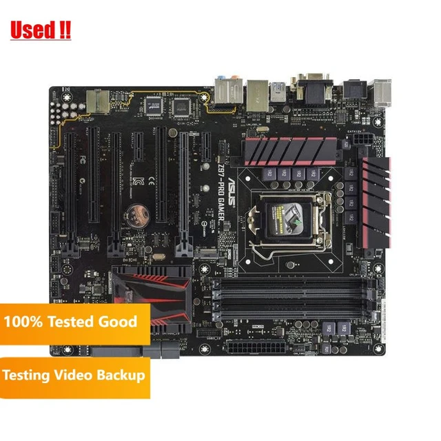 Asus Z97-pro Gamer Motherboard 1150 Ddr3 Core I7 4790k I5 4670k Cpus Intel  Z97 Pci-e 3.0 32gb Atx M.2 Sata3 6×usb3.0 Used - Motherboards - AliExpress