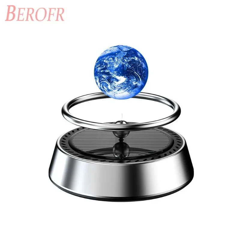 Solar Energy Car Air Freshener Galaxy Planet Earth Mars Aromatherapy Diffusing Ornament Interior Perfume Creative Decoration