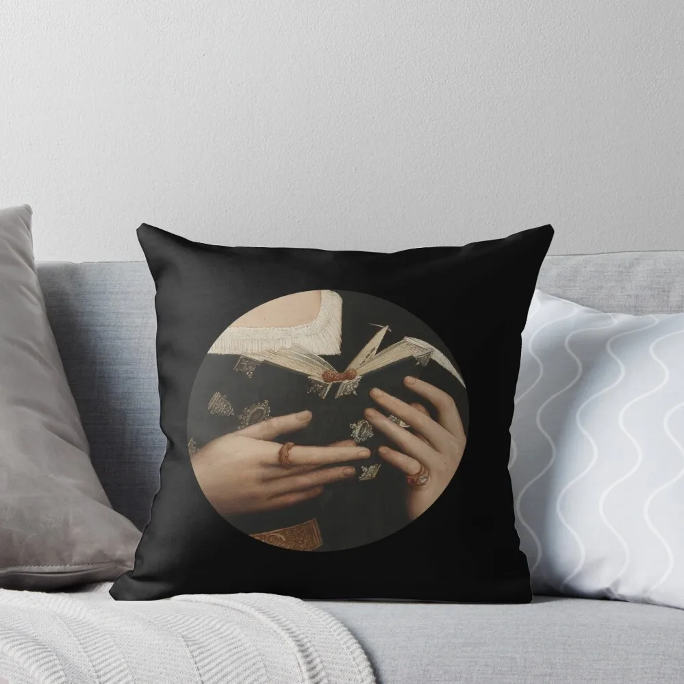 

Art History Painting - Saint Holding a Book by Aspertini (1510s) Throw Pillow Sofa Cushions Covers Christmas Pillow Cases pillow