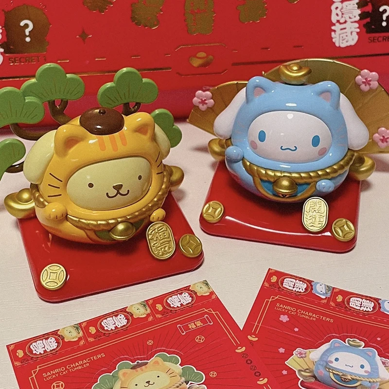 サンリオ招き猫ブラインドボックスフィギュアアニメタンブラークロミ