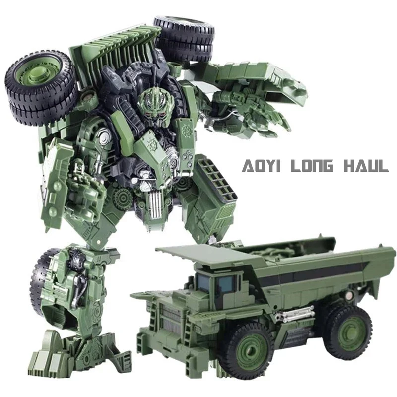 Figura de Acción Transformable YS08B Devastator Long Haul Bonecrusher Mixmaste Scrapper, Juguetes de Robots de la Película Transformers