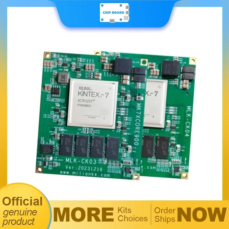 

Milinker MLK-CK03/04-325T/410T Kintex-7 XC7K325T/410T board enabling large-capacity designs