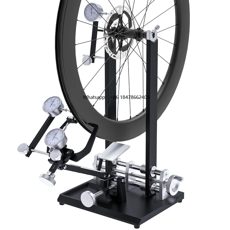 

LEBYCLE MTB Road Bike Wheel Truing Stand for 12-29 Inches Wheelsets Bicycle Dial Indicator Rim Truing Stand Tool Wheel Corrector