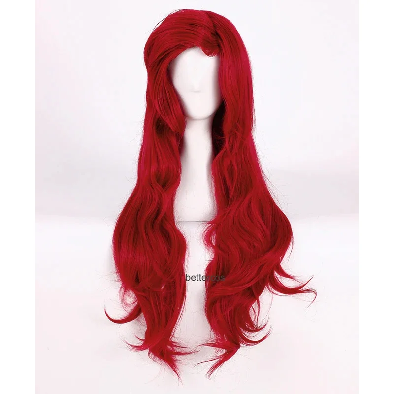 

Nene 2025 Русалочка Принцесса Ариэль Косплей Парики Длинные Волнистые Термостойкие Синтетические Волосы + Кепка Для Парика