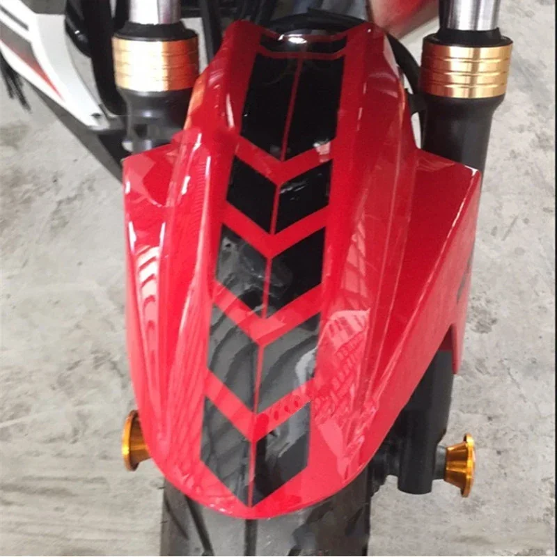 Motorcycle Arrow Stripe Stickers Fender Paste Universal Waterproof Oilproof Reflective Motorbike Tape Decal Moto Accessories