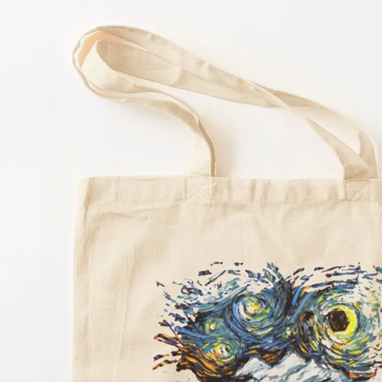 فان جوخ لم رأى الزمالة قسط حمل حقيبة القماش حقيبة امرأة كبيرة حقيبة المرأة قماش الكتف #3