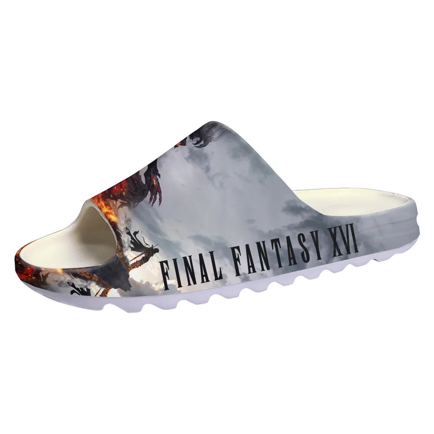 

2023 Final Fantasy 16 Soft Sole Sllipers Cartoon Game Mens Womens Teenager Fashion Home Clogs Custom Water Shoes on Shit Sandals