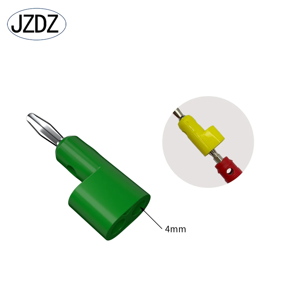 JZDZ 10pcs 4mm Banana Plug Pin Copper Electrical Connector Adaptor DIY tools Parts J.10025