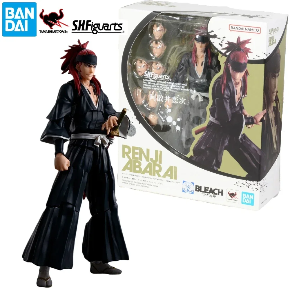 

In Stock Bandai S.H.Figuarts Bleach Renji Abarai SHF Action Figures Toys Collection Gifts